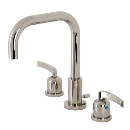 Kingston Brass FSC8939EFL Centurion Widespread Bathroom Faucet W/ Brass Pop-Up, Nickel FSC8939EFL